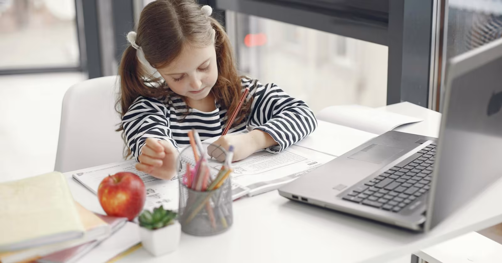 Indian student analyzing UPSC papers