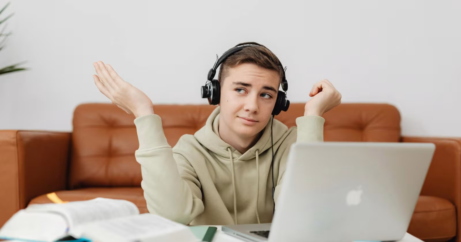 Indian student studying history textbook