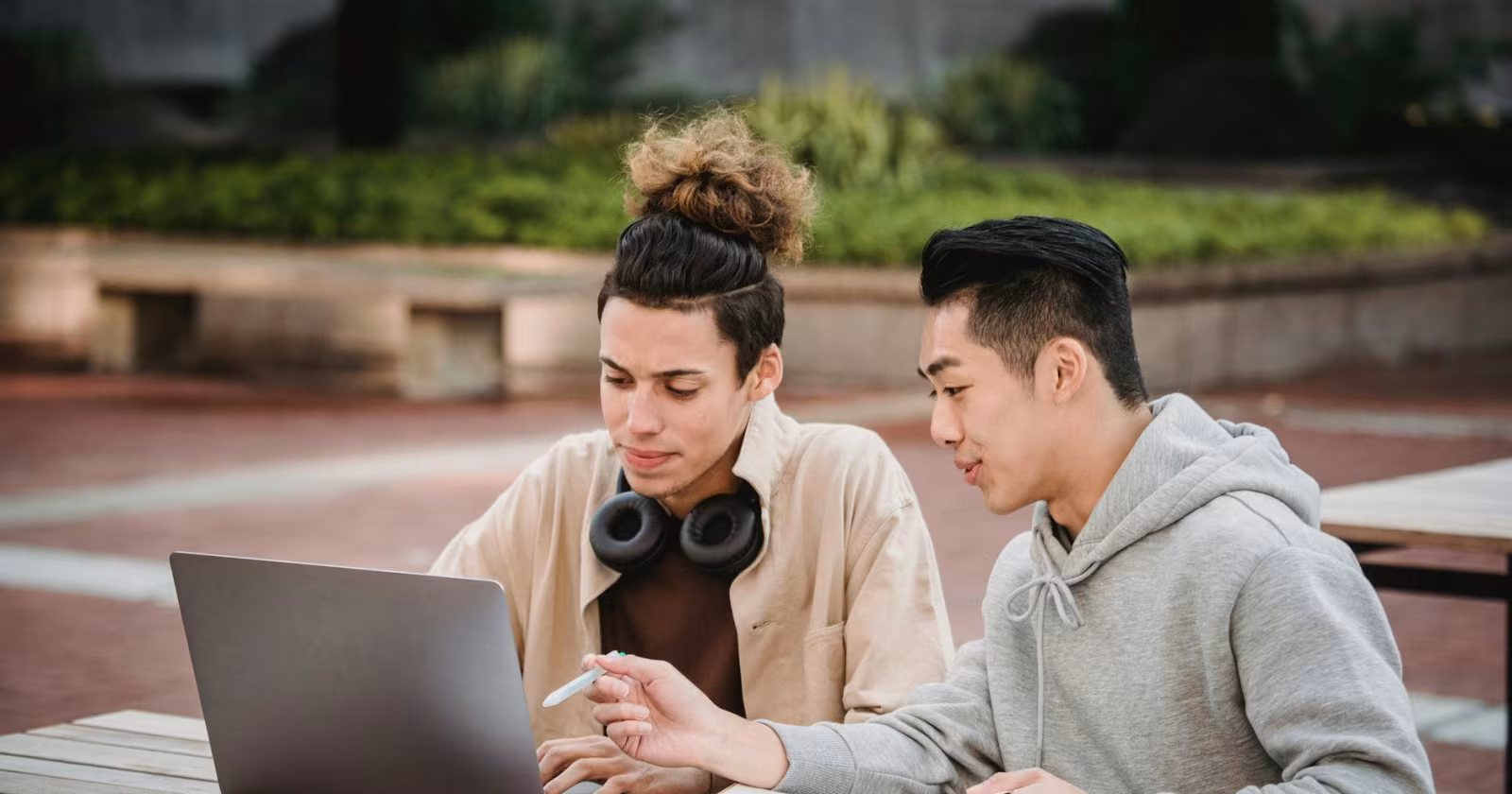Indian student submitting university exam documents