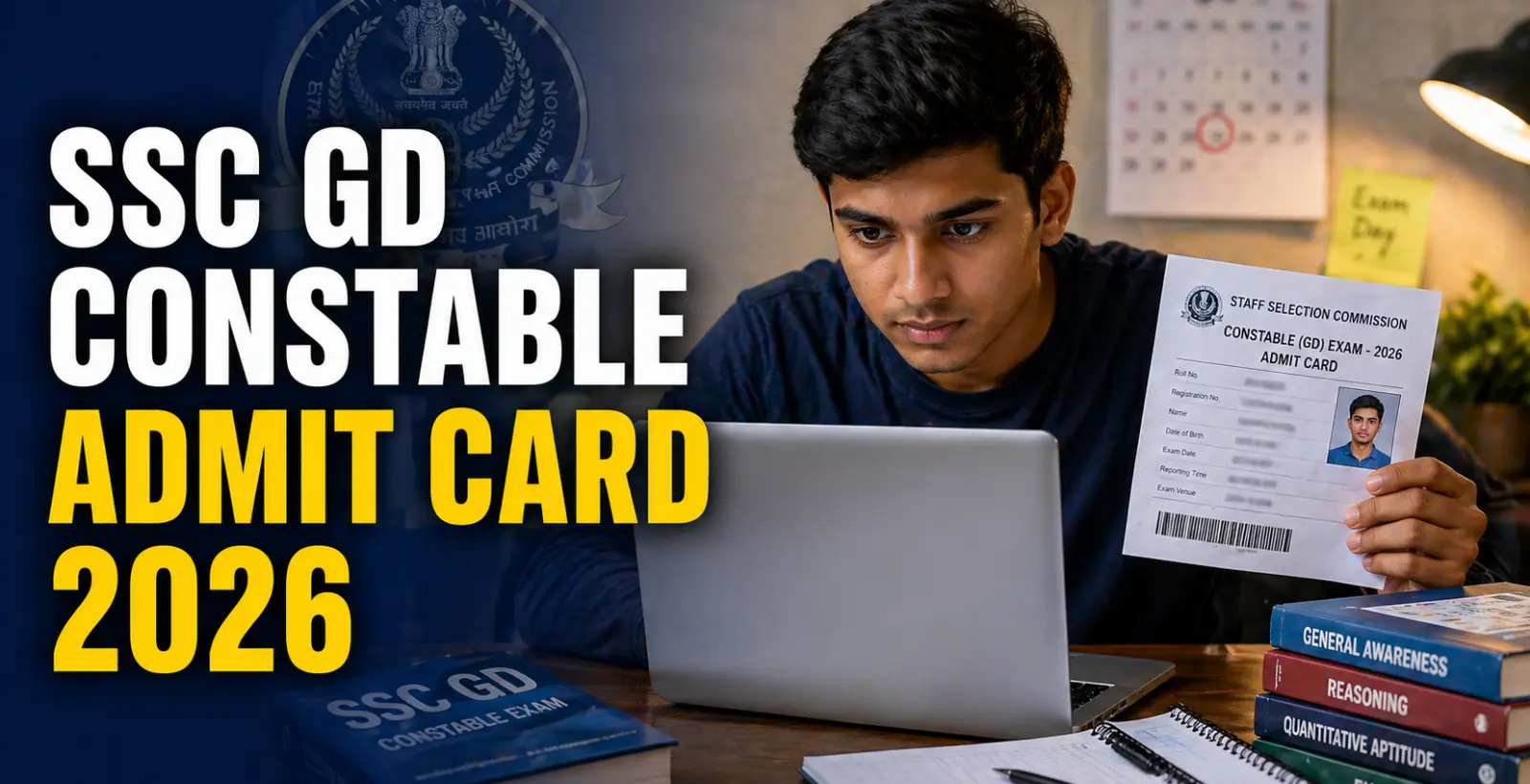 SSC GD Constable Admit Card 2026