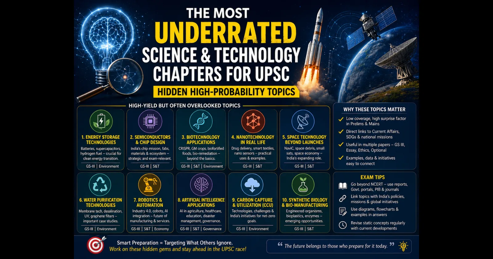 The Most Underrated Science and Technology Chapters for UPSC