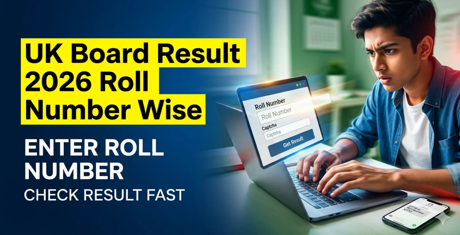 UK Board Result 2026 Roll Number Wise