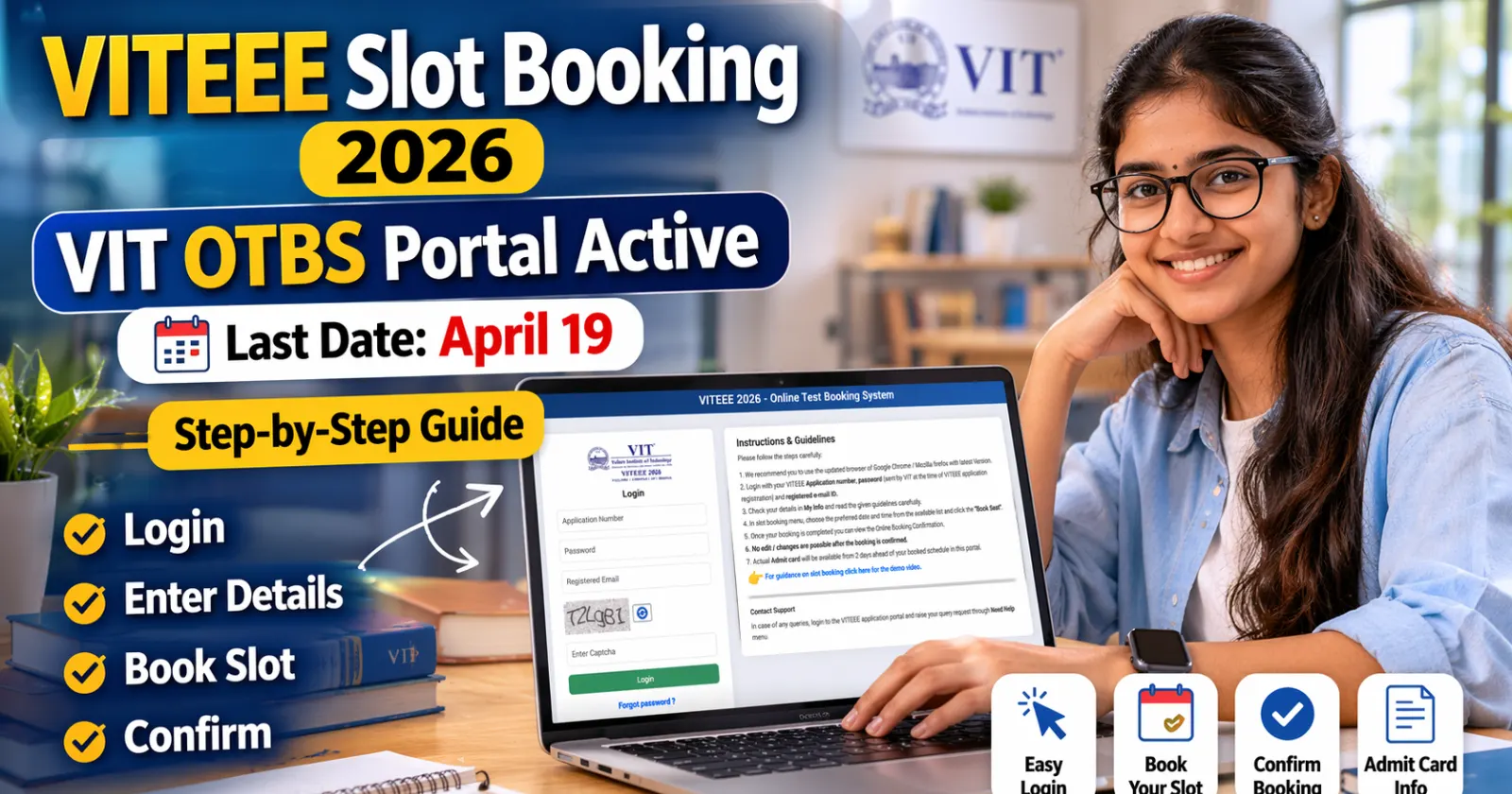 VITEEE Slot Booking 2026