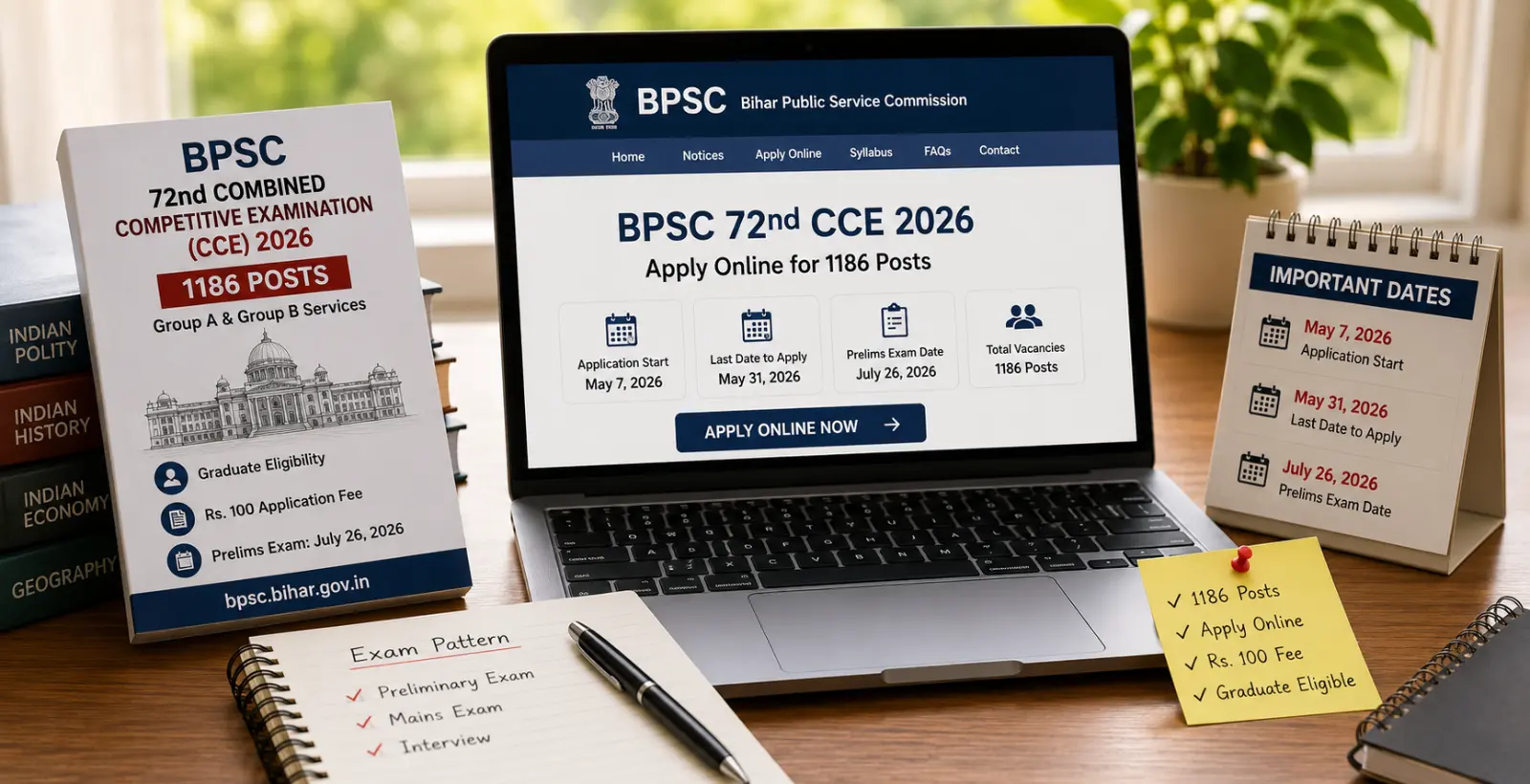 BPSC 72nd CCE 2026