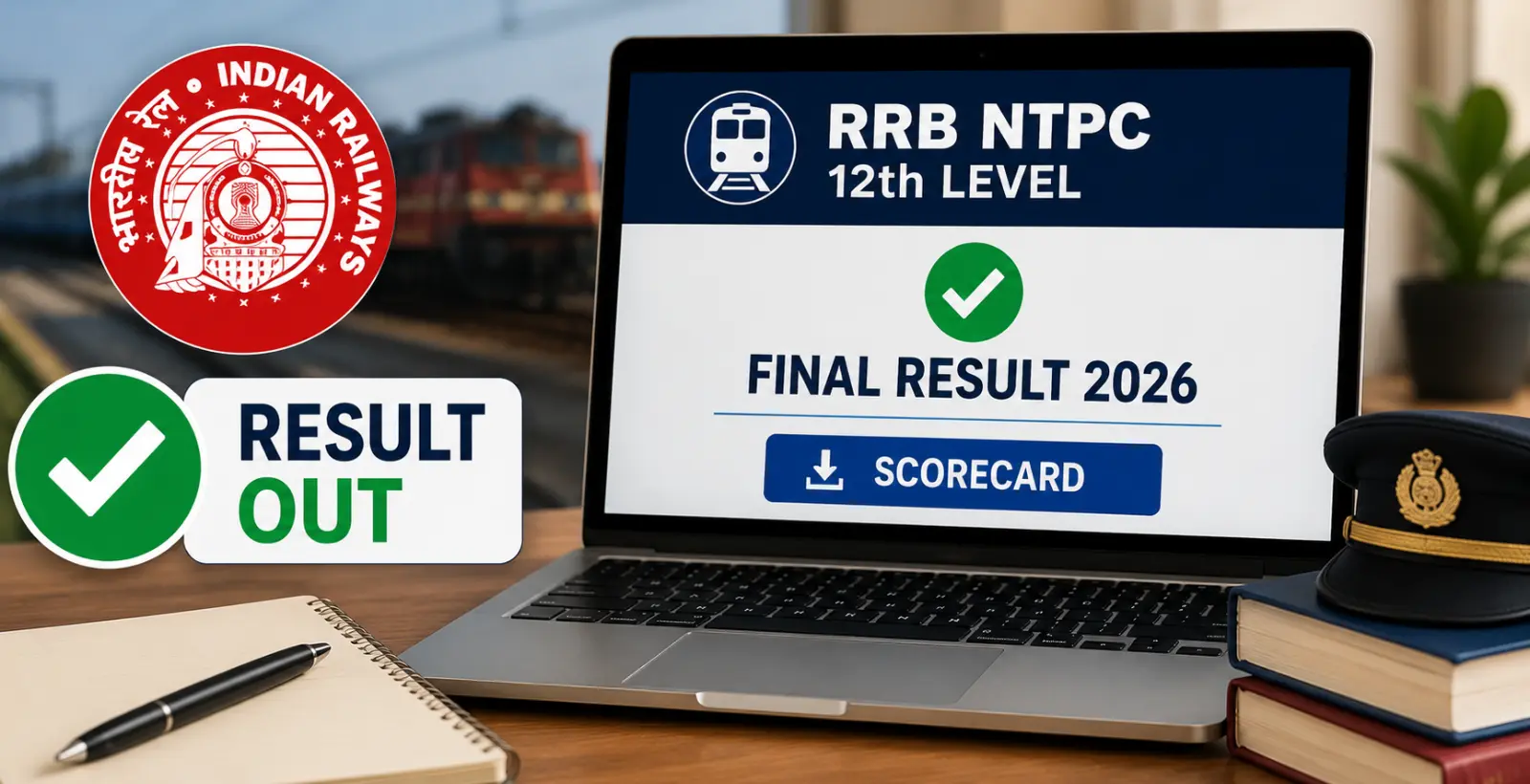 RRB NTPC 12th Level Final Result 2026 OUT – CEN 06/2024 Zone Wise Merit List PDF Download