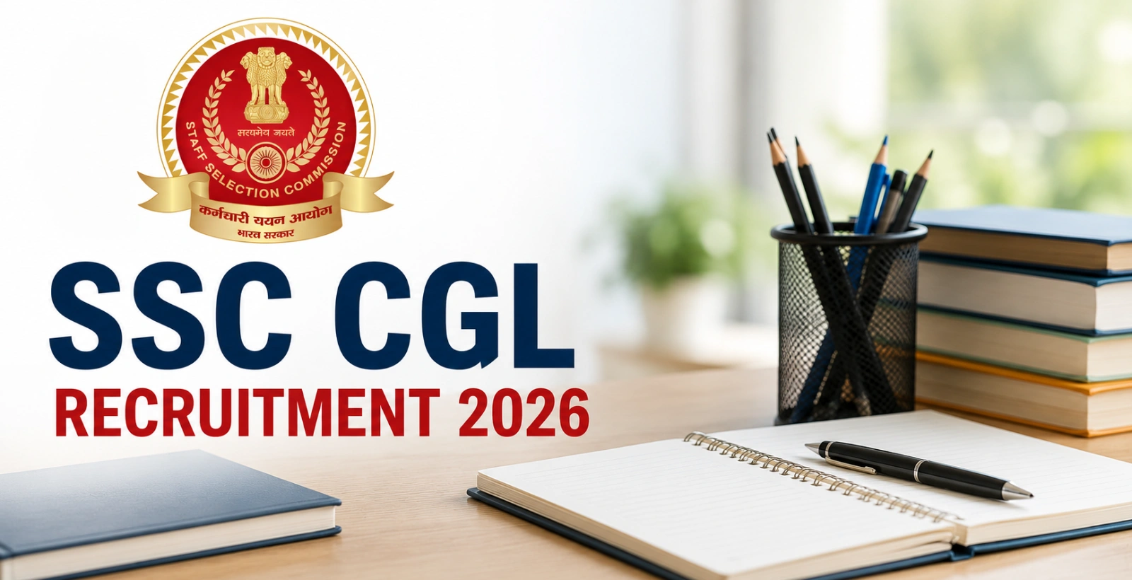 SSC CGL Recruitment 2026 Apply Online for 12256 Posts Tier-1 Exam August September at ssc.gov.in