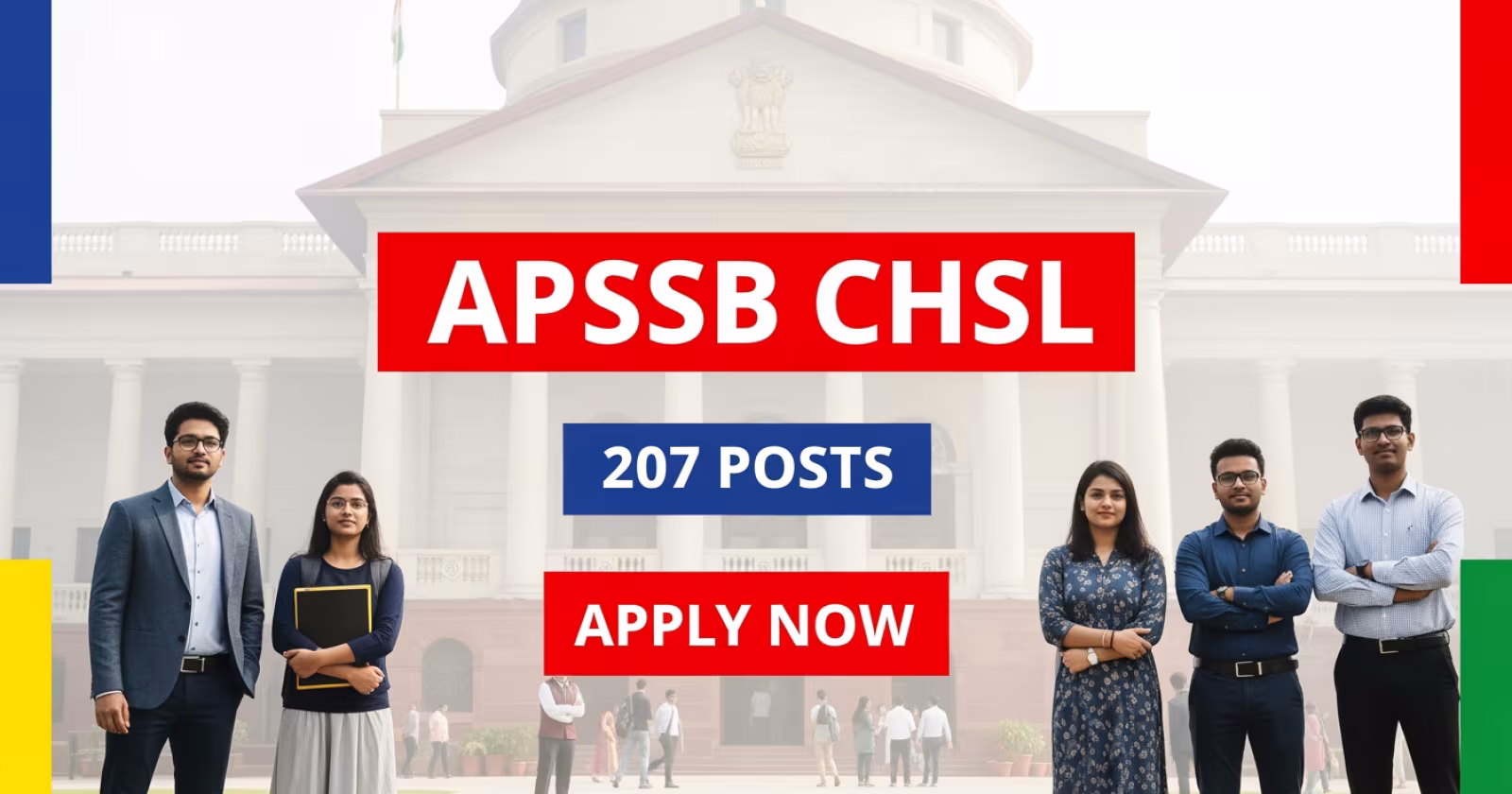 APSSB CHSL Recruitment 2026 Notification Out for 207 Group C Posts, Apply Online Now