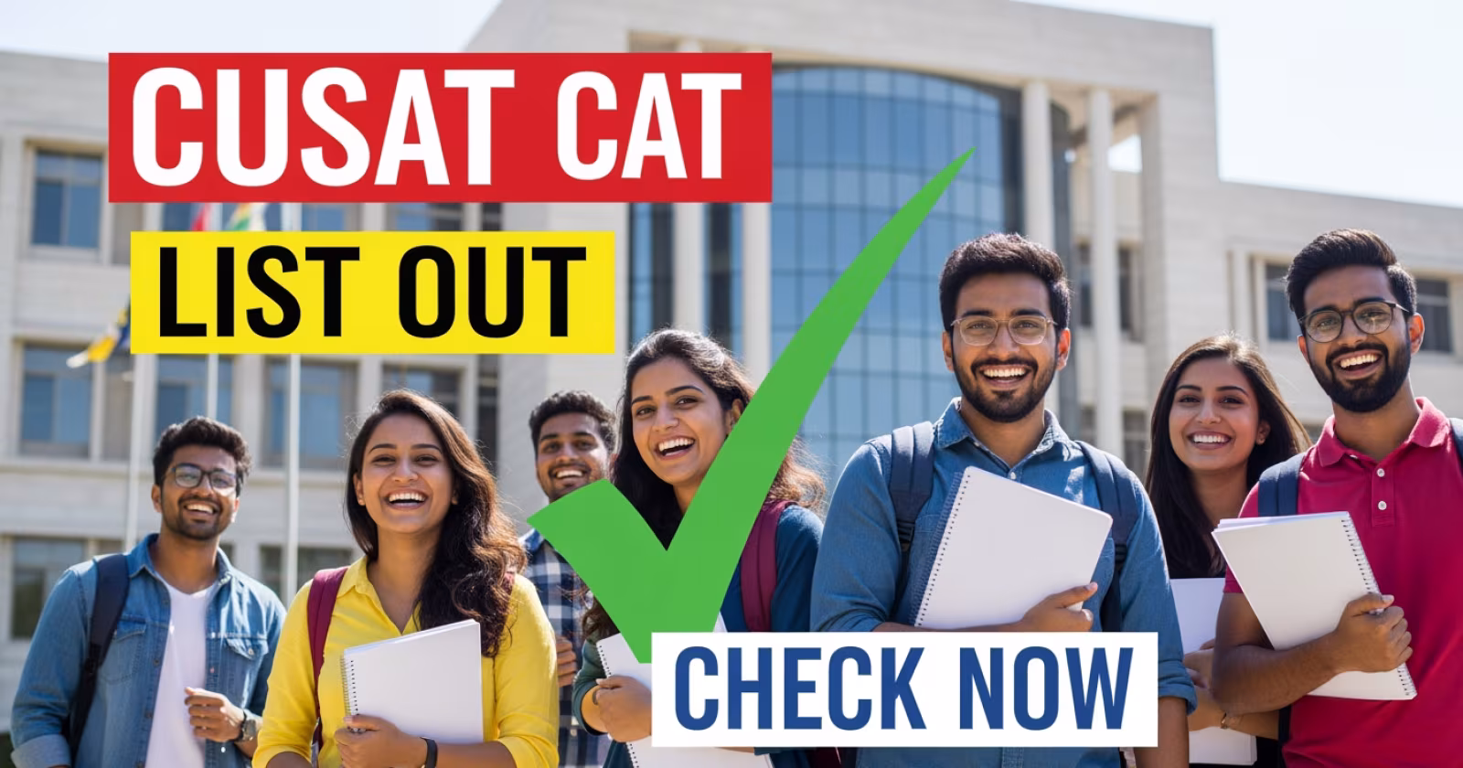 CUSAT CAT Rank List 2026 Released: Programme-Wise Merit List and Candidate Portal Link