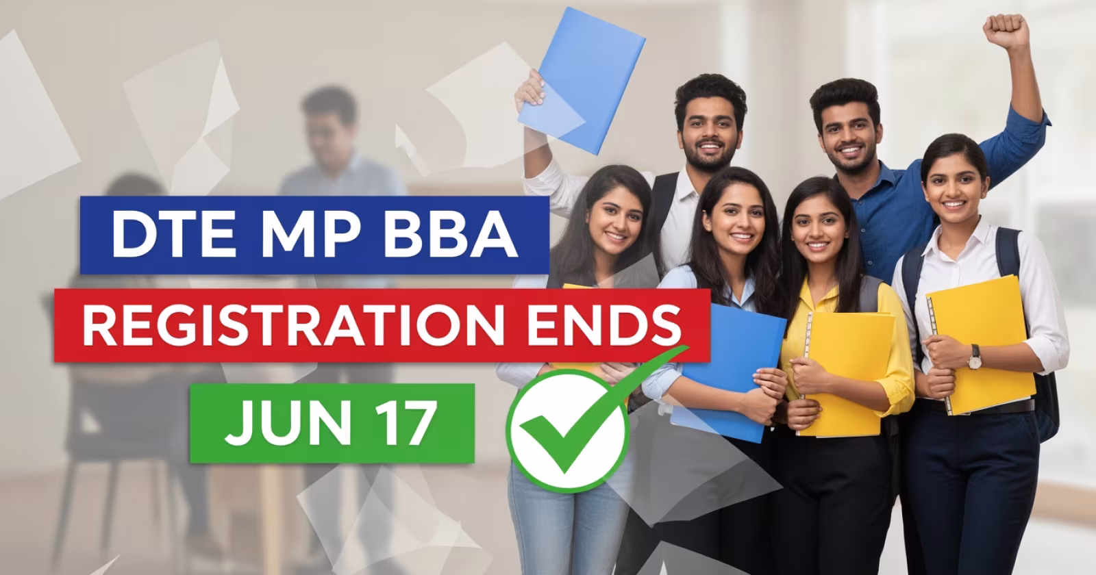 DTE MP BBA Admission 2026 Registration Ends June 17, Choice Filling Instructions Explained