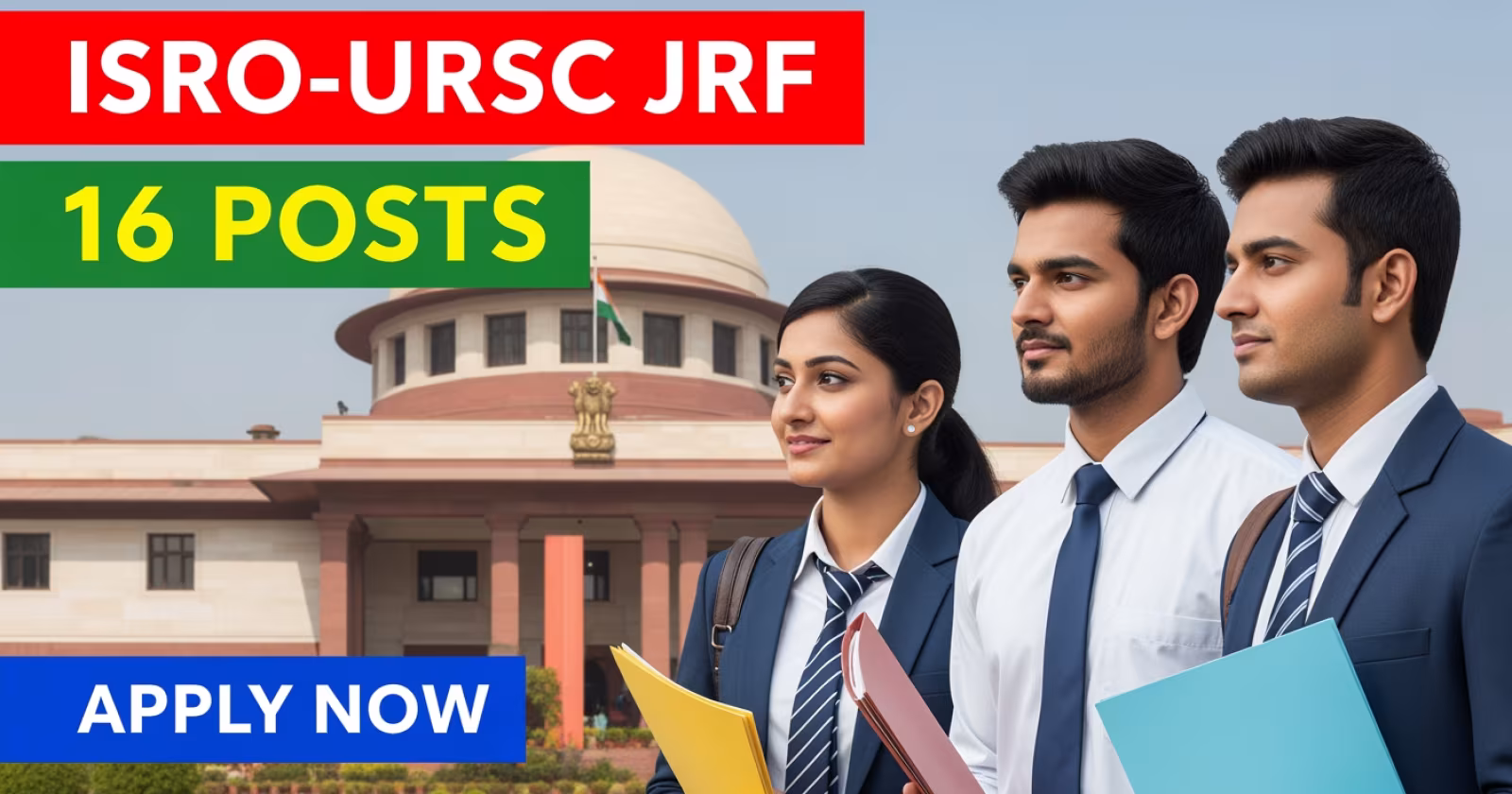 ISRO URSC JRF Recruitment 2026: Apply Online for 16 Junior Research Fellow Posts by 11 July