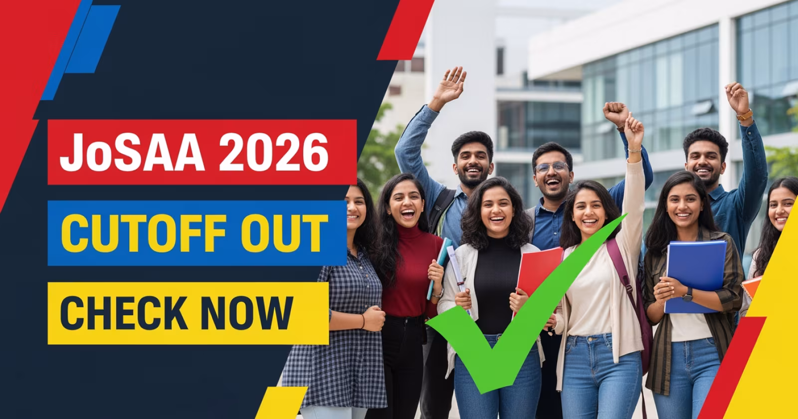 JoSAA Cutoff 2026 Released: Round 1 Closing Ranks for IITs, NITs, IIITs and GFTIs