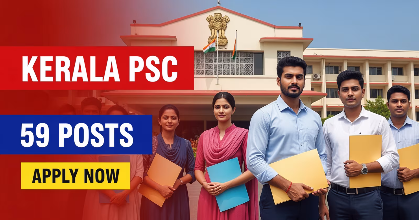 Kerala PSC Recruitment 2026: Apply Online for 59 Typist, Office Attendant and Other Posts