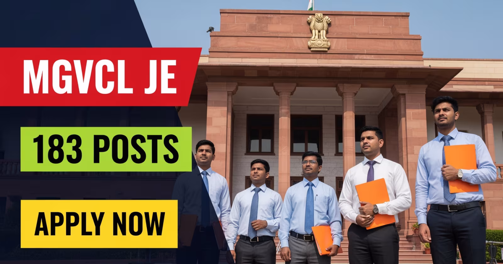 MGVCL Vidyut Sahayak Recruitment 2026 Announced for 183 Junior Engineer Posts, Eligibility and Dates