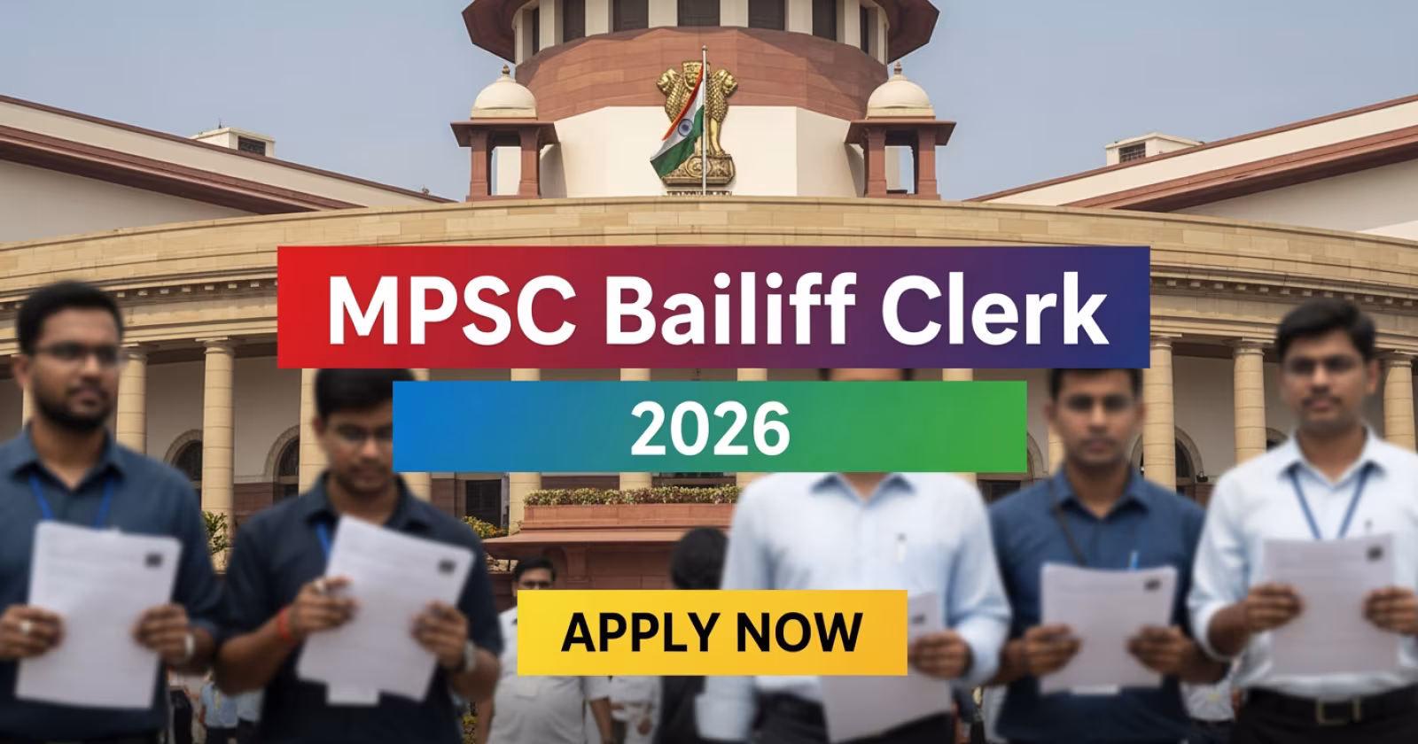 MPSC Bailiff cum Clerk Recruitment 2026: Notification Out, Application Dates, Eligibility And Exam Details