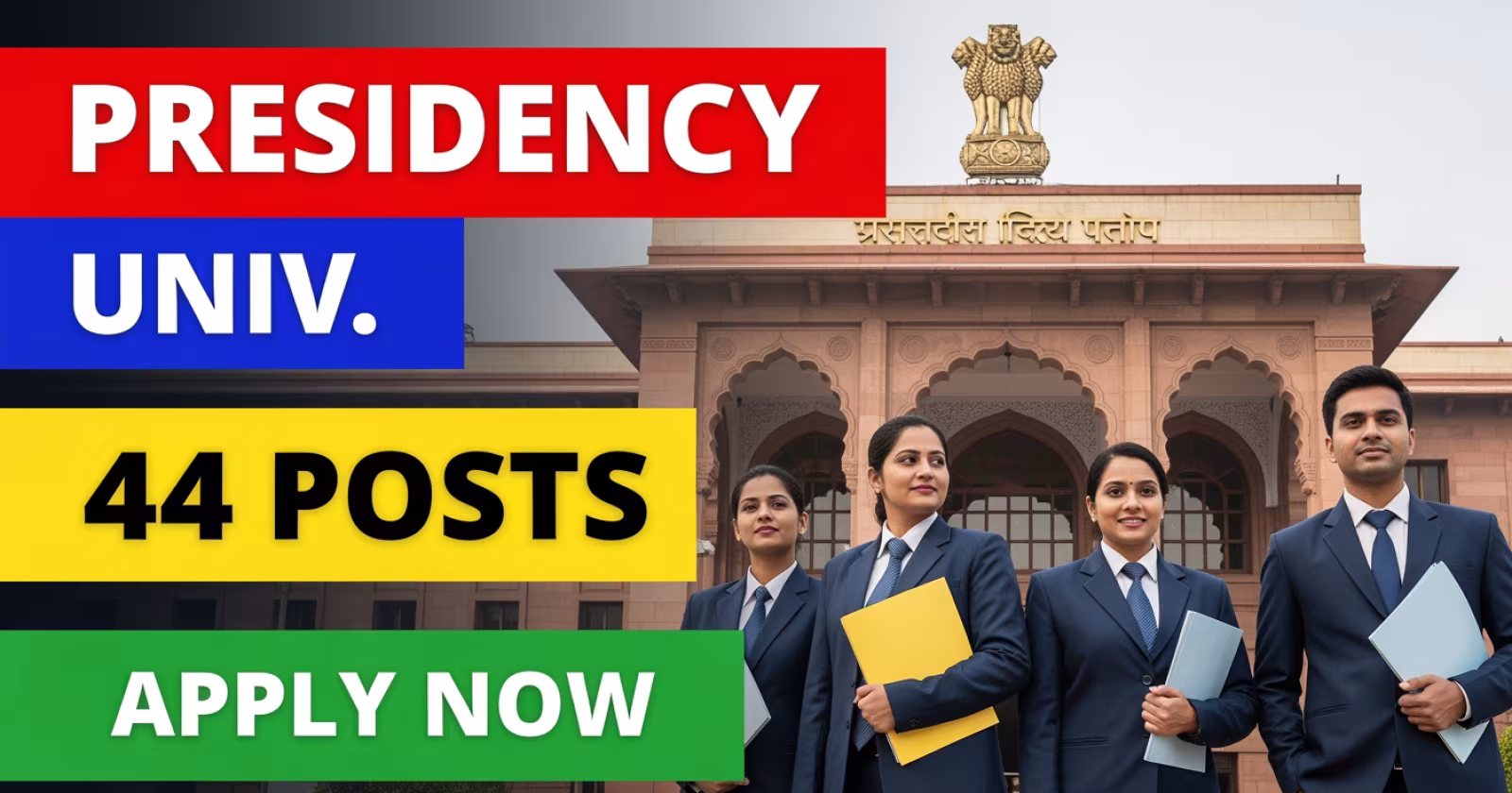 Presidency University Professor Recruitment 2026 Opens for 44 Posts, Apply Online and Check Eligibility
