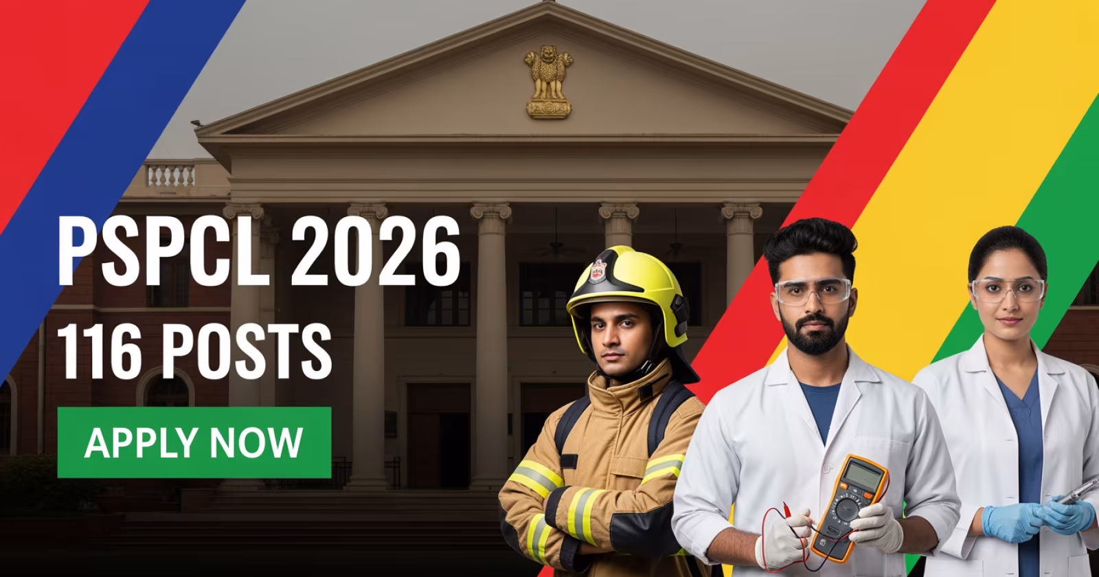 PSPCL Punjab Recruitment 2026 Opens for 116 Fireman, Electrician, Laboratory Assistant and Other Posts