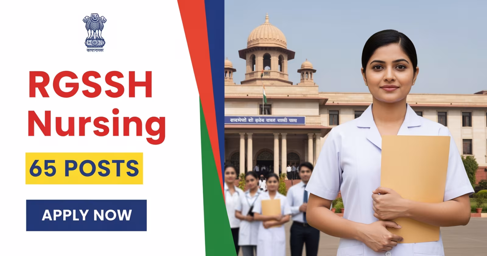 RGSSH Nursing Officer Recruitment 2026: Apply Online for 65 Posts Through ICSIL