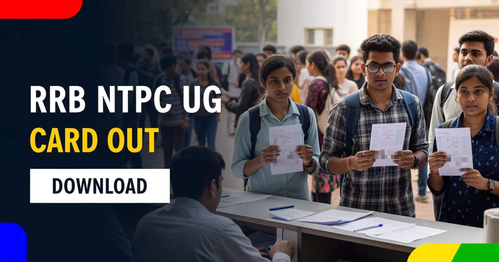 RRB NTPC Undergraduate Admit Card Released, CBT-1 Hall Ticket Download Link Active