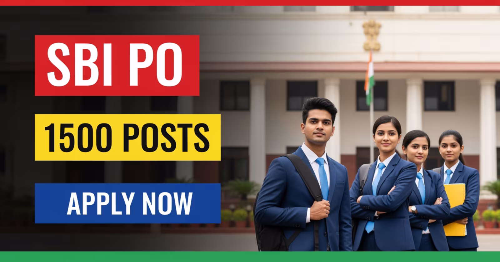 SBI PO Recruitment 2026 Notification Out for 1500 Probationary Officer Posts, Apply Online Now