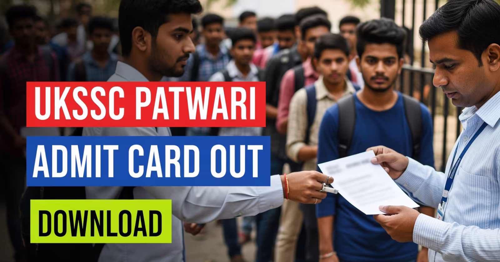 UKSSSC Patwari Admit Card 2026 Released: Direct Download Link Active at uksssc.co.in